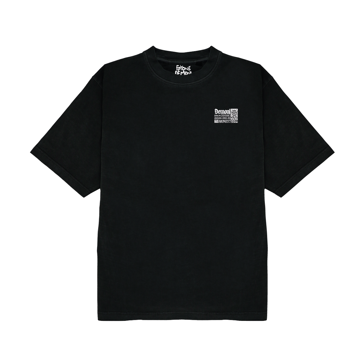 DEMONI SELLO BLACK T-SHIRT